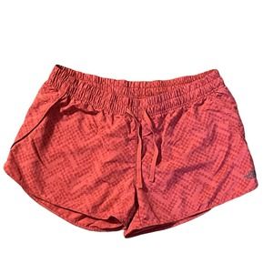 The North Face Women's Athletic Shorts - size XL - Burnt Orange Checkered Print